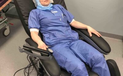 Vi stöttar intensivvårdsavdelningarna på Södersjukhuset och St. Görans sjukhus i Stockholm  med massagefåtöljer