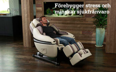 En massagefåtölj kan skapa effektivare medarbetare