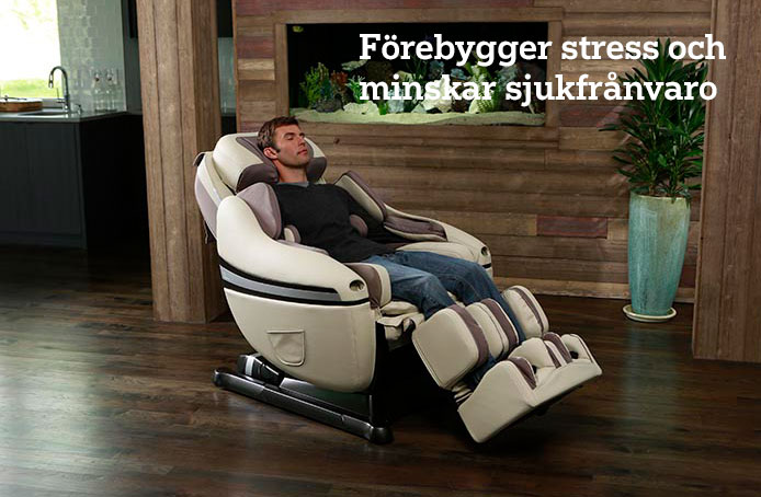 En massagefåtölj kan skapa effektivare medarbetare