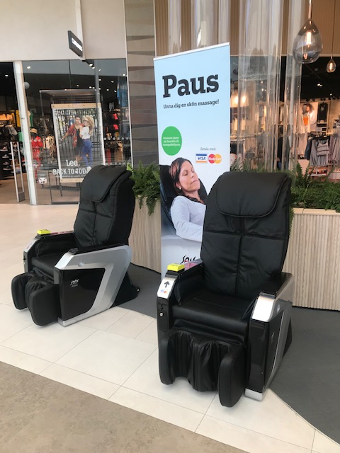Unna dig en massage på C4 Shopping i Kristianstad