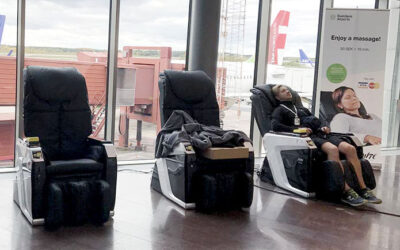 Hyr massagestol under dagens shopping