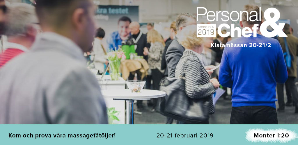Träffa oss på Personal & Chef på Kistamässan 20-21/2