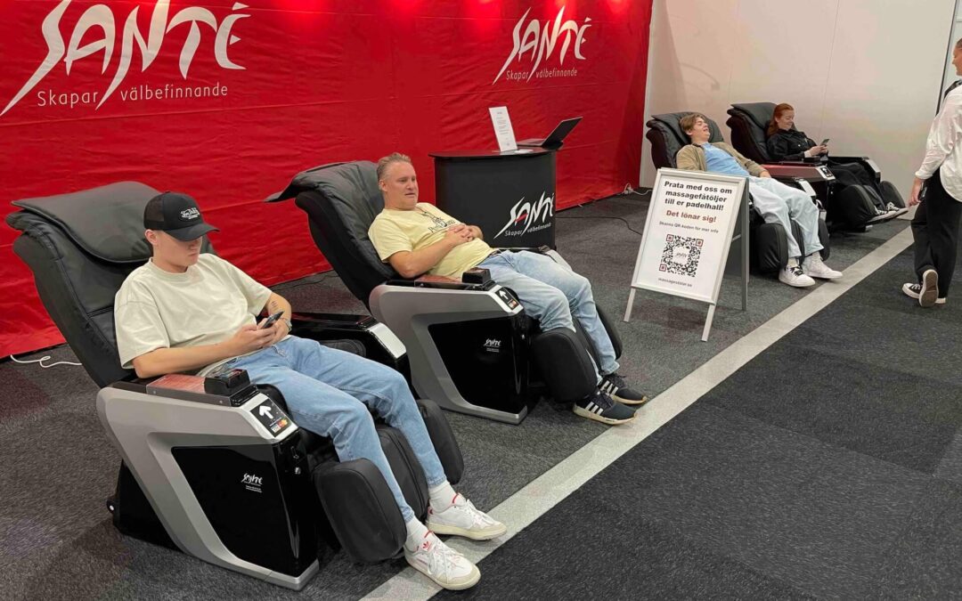 Massagefåtölj med betalfunktion – Skapar mervärde och nya intäkter