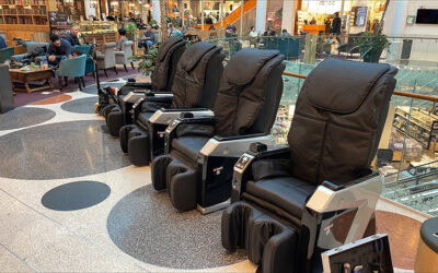 Massagestolar på Väla Centrum i Helsingborg